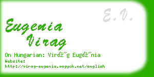 eugenia virag business card